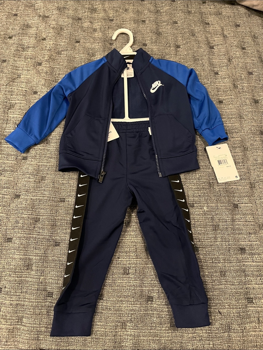 Nike Toddler Navy & Royal Blue Track Suit Set